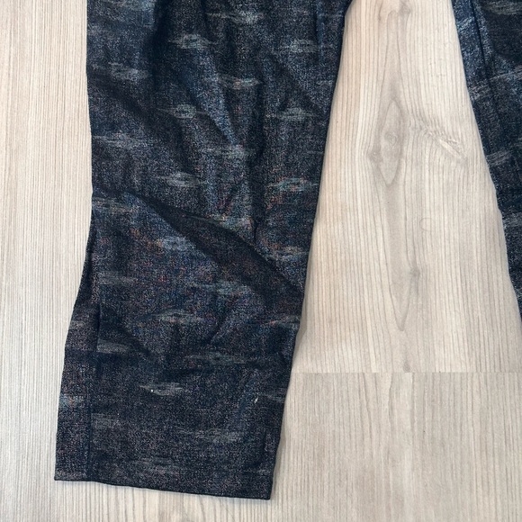 Free People Linen Metallic Elastic Waist Pants - Picture 7 of 9